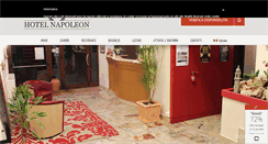 Desktop Screenshot of hotelnapoleon.net