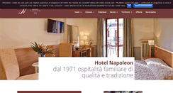 Desktop Screenshot of hotelnapoleon.it