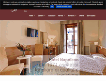 Tablet Screenshot of hotelnapoleon.it